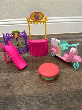 Chelsea Ice Cream Scooter Playset Add-On - Pink, Purple & Teal Accessories